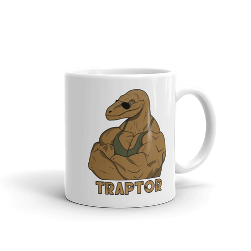 Traptor Mug Workout Apparel Funny Merchandise