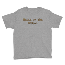 Load image into Gallery viewer, Youth Belle of the Brawl Saying T-Shirt Workout Apparel Funny Merchandise