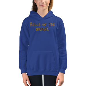 Youth Belle of the Brawl Saying Hoodie Workout Apparel Funny Merchandise