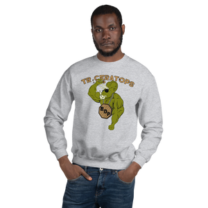 Triceratops Unisex Sweatshirt Workout Apparel Funny Merchandise