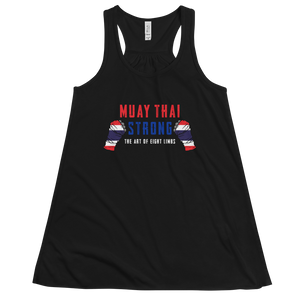 Women's Muay Thai Strong Tank Workout Apparel Funny Merchandise