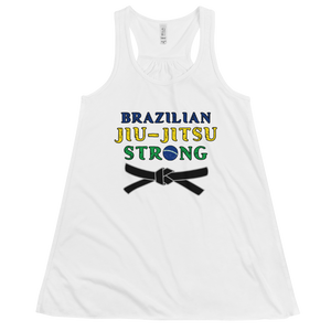 Women's BJJ Strong Tank Workout Apparel Funny Merchandise