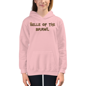 Youth Belle of the Brawl Saying Hoodie Workout Apparel Funny Merchandise