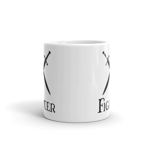 Fighter D&D Mug Workout Apparel Funny Merchandise