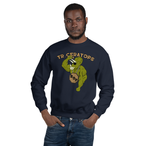 Triceratops Unisex Sweatshirt Workout Apparel Funny Merchandise