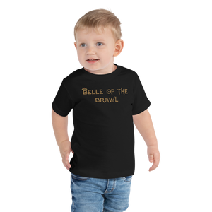 Toddler Belle of the Brawl Saying T-Shirt Workout Apparel Funny Merchandise