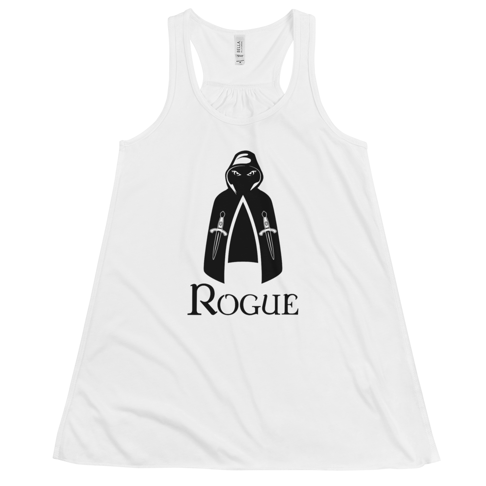 Women's Rogue D&D Tank Workout Apparel Funny Merchandise