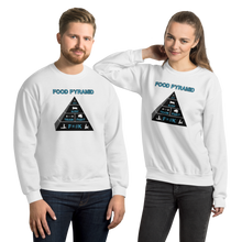 Load image into Gallery viewer, Food Pyramid - SFW - Unisex Sweatshirt Workout Apparel Funny Merchandise