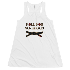 Women's Roll For Strength - Belt Tank Workout Apparel Funny Merchandise