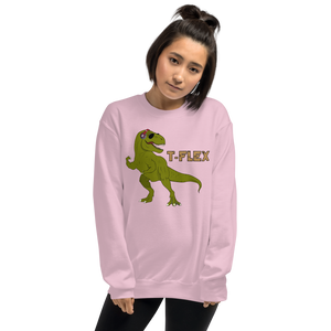 T-Flex Unisex Sweatshirt Workout Apparel Funny Merchandise