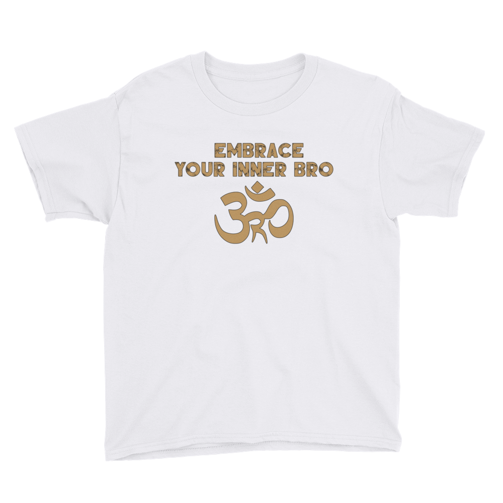 Youth Embrace Your Inner Bro T-Shirt Workout Apparel Funny Merchandise