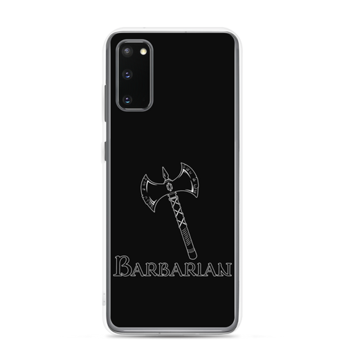 Barbarian D&D Samsung Case Workout Apparel Funny Merchandise