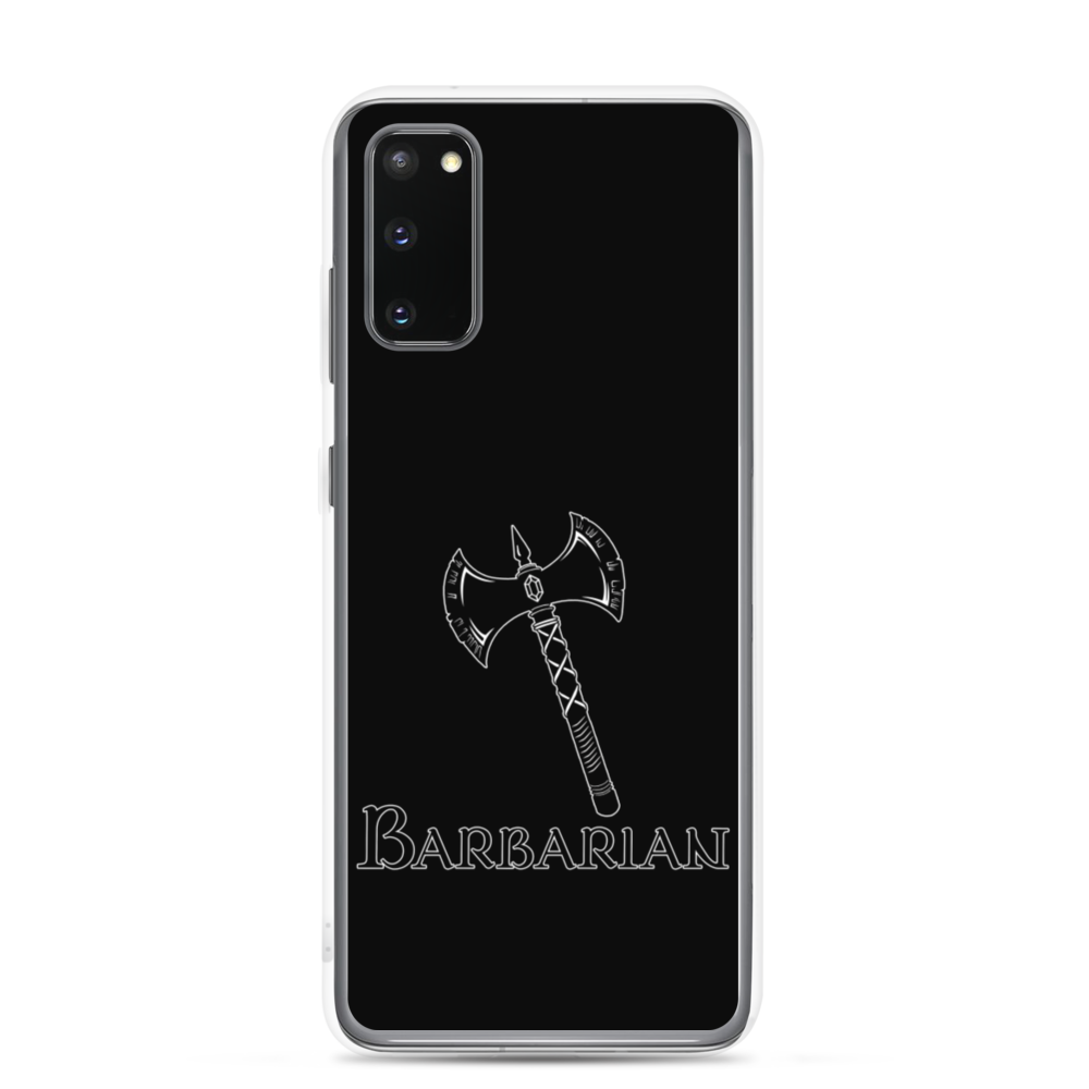 Barbarian D&D Samsung Case Workout Apparel Funny Merchandise