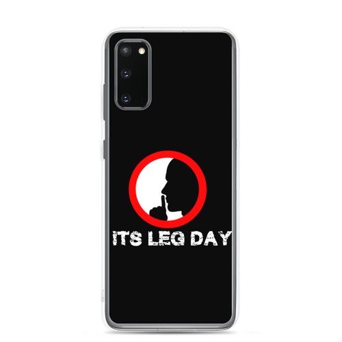 Shh It's Leg Day Samsung Case Workout Apparel Funny Merchandise