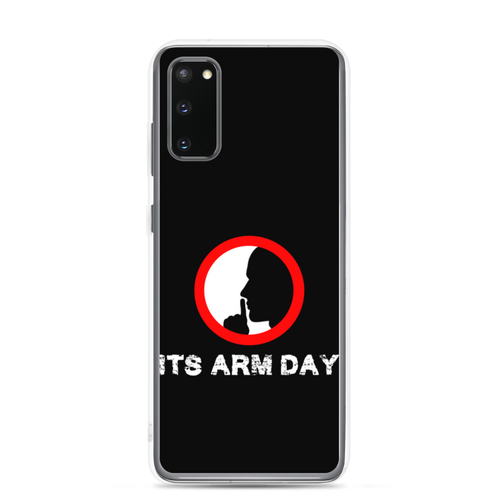 Shh It's Arm Day Samsung Case Workout Apparel Funny Merchandise