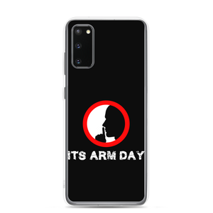 Shh It's Arm Day Samsung Case Workout Apparel Funny Merchandise