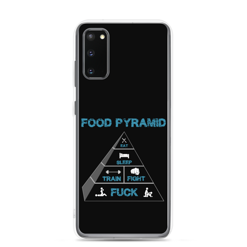 Food Pyramid Samsung Case Workout Apparel Funny Merchandise