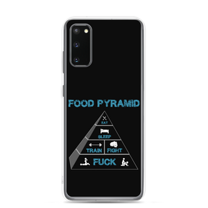 Food Pyramid Samsung Case Workout Apparel Funny Merchandise