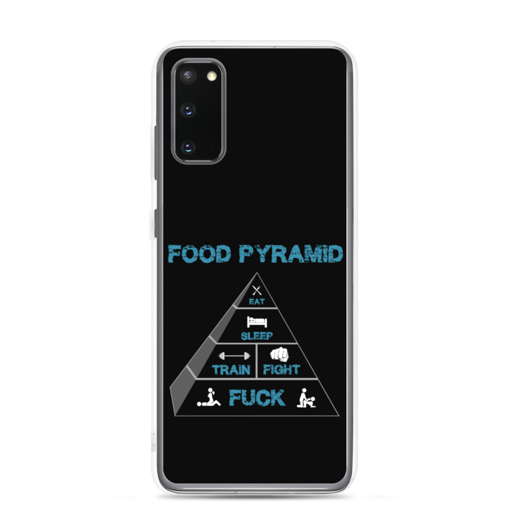 Food Pyramid Samsung Case Workout Apparel Funny Merchandise