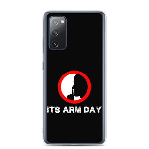 Shh It's Arm Day Samsung Case Workout Apparel Funny Merchandise