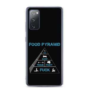 Food Pyramid Samsung Case Workout Apparel Funny Merchandise