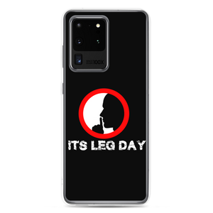 Shh It's Leg Day Samsung Case Workout Apparel Funny Merchandise