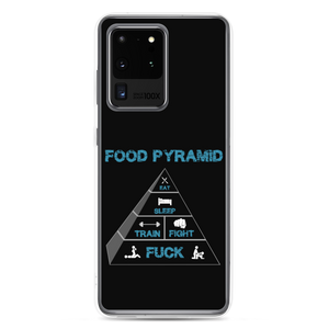 Food Pyramid Samsung Case Workout Apparel Funny Merchandise