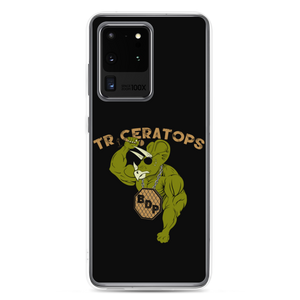 Triceratops Samsung Case Workout Apparel Funny Merchandise