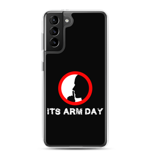 Shh It's Arm Day Samsung Case Workout Apparel Funny Merchandise