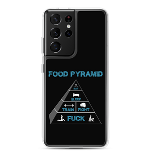 Food Pyramid Samsung Case Workout Apparel Funny Merchandise