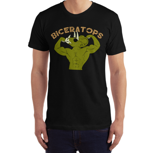 Biceratops T-Shirt Workout Apparel Funny Merchandise