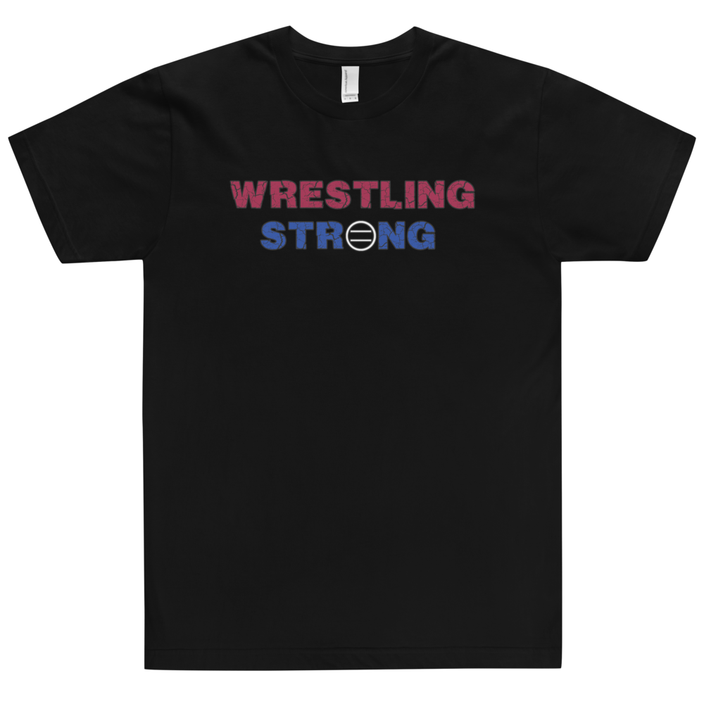 Wrestling Strong T-Shirt Workout Apparel Funny Merchandise