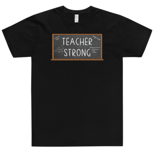 Teacher Strong T-Shirt Workout Apparel Funny Merchandise