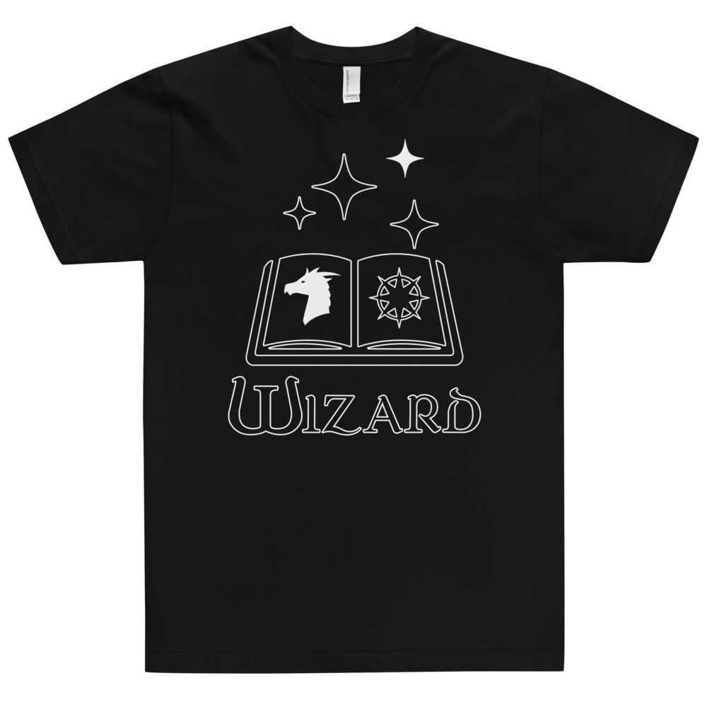 Wizard D&D T-Shirt Workout Apparel Funny Merchandise