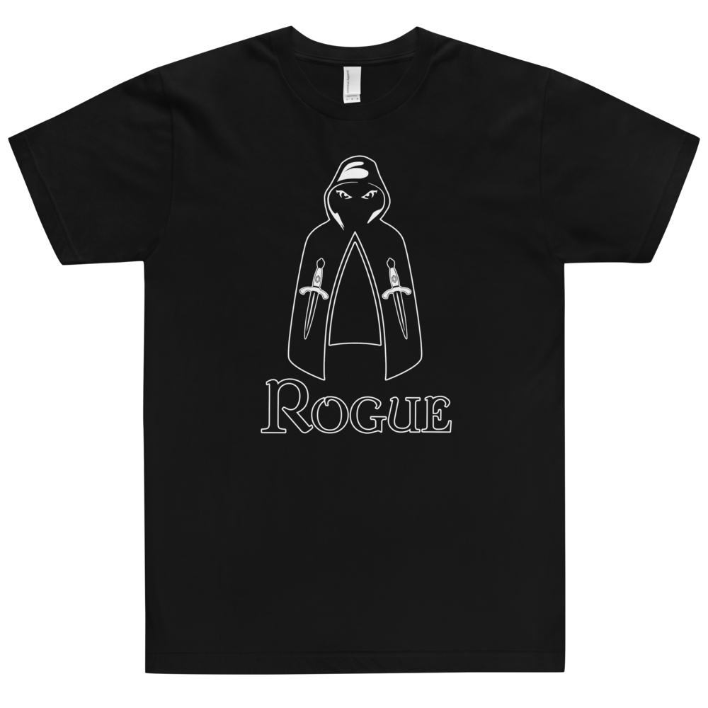 Rogue D&D T-Shirt Workout Apparel Funny Merchandise