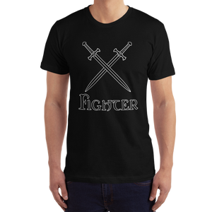 Fighter D&D T-Shirt Workout Apparel Funny Merchandise