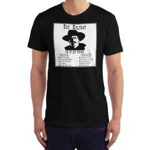 Doc Holiday Tombstone T-Shirt Workout Apparel Funny Merchandise