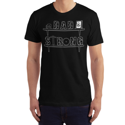 Dad Strong T-Shirt Workout Apparel Funny Merchandise