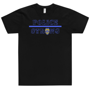 Police Strong T-Shirt Workout Apparel Funny Merchandise