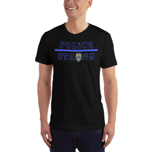 Police Strong T-Shirt Workout Apparel Funny Merchandise