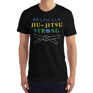 BJJ Strong T-Shirt Workout Apparel Funny Merchandise