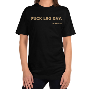 Fuck Leg Day T-Shirt Workout Apparel Funny Merchandise