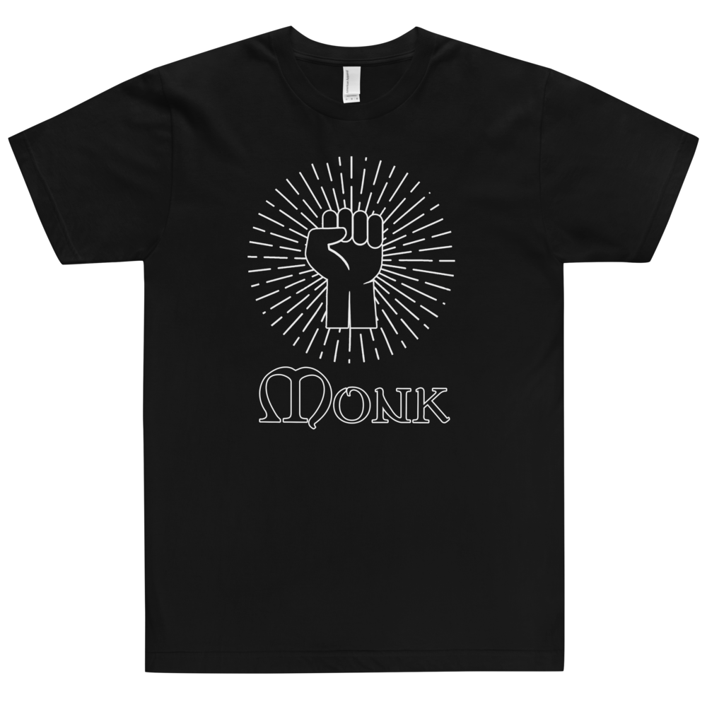 Monk D&D T-Shirt Workout Apparel Funny Merchandise