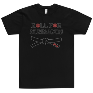 Roll For Strength - Belt T-Shirt Workout Apparel Funny Merchandise