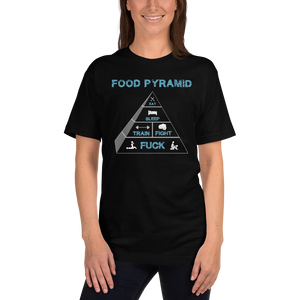 Food Pyramid T-Shirt Workout Apparel Funny Merchandise