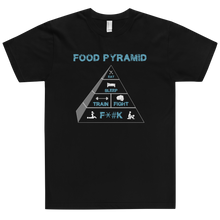 Load image into Gallery viewer, Food Pyramid - SFW - T-Shirt Workout Apparel Funny Merchandise