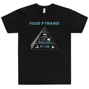 Food Pyramid - SFW - T-Shirt Workout Apparel Funny Merchandise