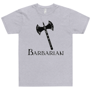 Barbarian D&D T-Shirt Workout Apparel Funny Merchandise