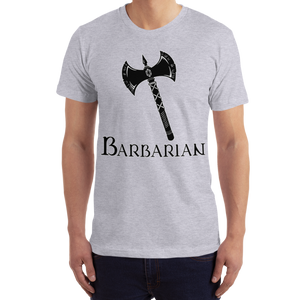 Barbarian D&D T-Shirt Workout Apparel Funny Merchandise