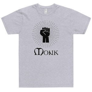 Monk D&D T-Shirt Workout Apparel Funny Merchandise